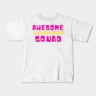 Awesome Lemonade Squad Kids T-Shirt